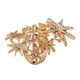 thumbnail image 5 of Pendientes de botón para mujer, pendientes de botón, pendientes de botón para mujer, anillo de moda con abertura de estrella geométrica y tachuelas de diamantes para mujer, 5 of 5
