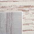 thumbnail image 6 of SAFAVIEH Alamo Olga Stripe Runner Rug, Taupe/Ivory, 2'2" x 8', 6 of 8