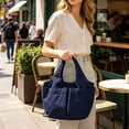 thumbnail image 1 of Mommy Tote Bag Large Capacity Nylon Shoulder Armpit Handbag with Multi Pockets for Stroller Walks and Everyday Use, 1 of 5