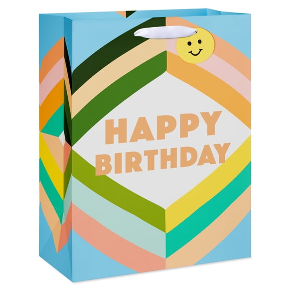 American Greetings Medium Gift Bag for Birthday- Designed by Bloomwolf Studio