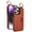 Brown, variant on Case For IPhone 16/16Plus/16Pro/16Pro Max, Invisible Bracket Card Slot Shell 360 Rotating Finger Ring Cover Anti-Slip Interior Case