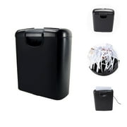 Idealforce Commercial Office Paper Shredder 6 Sheets Cross-Cut Paper Shredder with 10L Basket Black