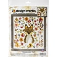 thumbnail image 2 of Design Works Counted Cross Stitch Kit 10"X10"-Fox (14 Count), 2 of 3