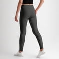 thumbnail image 5 of HaiMao Girls Athletic Leggings V Cross Yoga Pants Teen Girls with Pocket for Workout,Gym,Running,Dance Gray 7-8 Years, 5 of 8