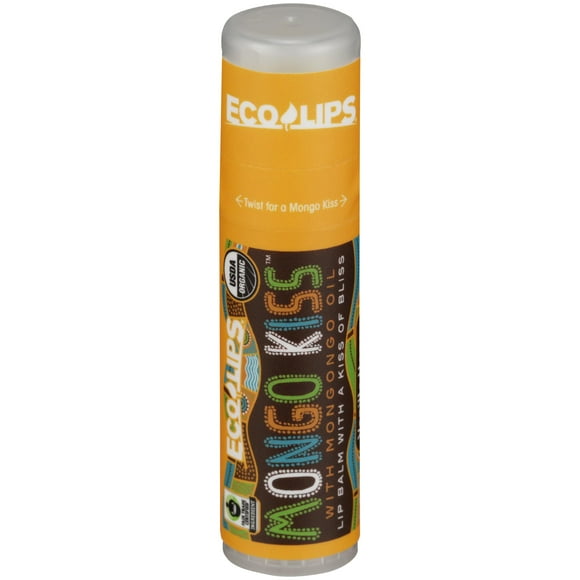 Eco Lips Mongo Kiss Vanilla Honey Lip Balm 025 Oz
