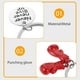 thumbnail image 2 of Llavero con guantes de boxeo "Nunca te rindas" para amantes del deporte. Colgante de guante de boxeo rojo que simboliza el coraje y la fuerza para boxeadores y entrenadores., 2 of 8