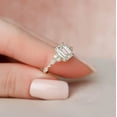 thumbnail image 3 of 1.50Ct Round Cut Lab Created Diamond Solitaire Engagement Ring 14K White Gold Plated Silver, 3 of 4