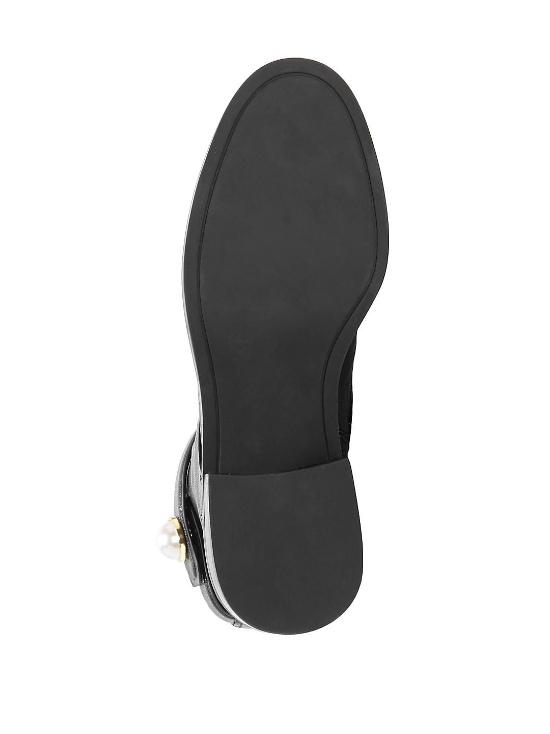 louise et cie faux pearl leather military boots