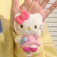 thumbnail image 2 of Sanrio-muñeco de peluche de Hello Kitty para niños, bonito juguete Kawaii, monedero, mochila, colgante, llavero suave y esponjoso, decoración de mochila escolar Fivean unisex, 2 of 2