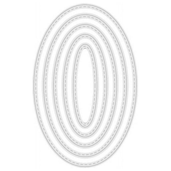 GENEMA Oval Background Dies Craft Die Metal Cutting Dies Cut For DIY Paper Card Making Scrapbooking