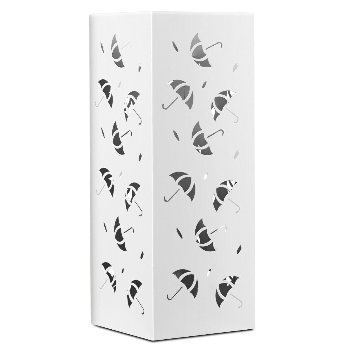 20 inch Square Umbrella Holder Metal Stand Rack Tall with Drip Tray