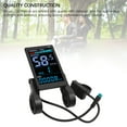 thumbnail image 4 of Electric Bike LCD Display Panel Meter Screen, Sturdy Lightweight Backlight Design Electric Bike LCD Display Meter  for Scooter, 4 of 7