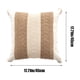 thumbnail image 3 of Funda de borla 45x45cm - Cojín decorativo blanco de sofá con borla bordada y cremallera oculta • Funda de almohada suave en la mesilla y el salón, 3 of 6