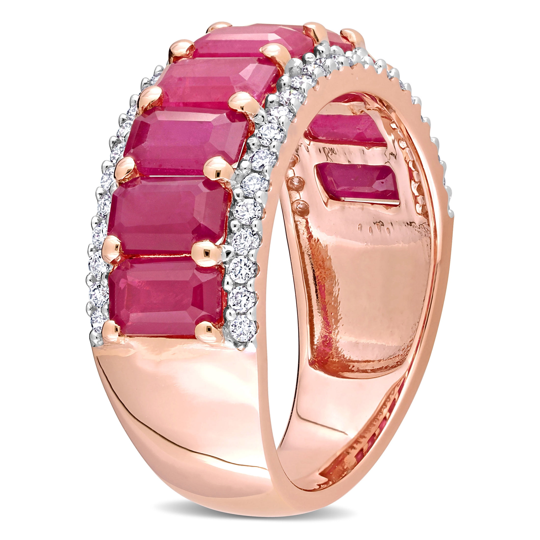 Everly Women's Ruby 14k Rose Gold Ring