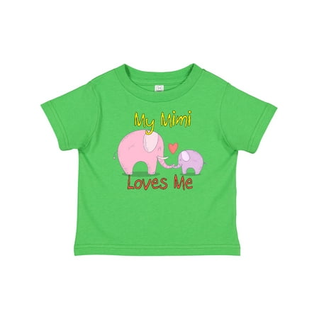 

Inktastic My Mimi Loves Me Gift Toddler Boy or Toddler Girl T-Shirt