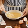 thumbnail image 4 of Wooden Handle Silicone Household Egg Beater Silicone Wire Manual, 4 of 5