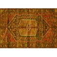 thumbnail image 1 of Ahgly Company Machine Washable Indoor Rectangle Persian Yellow Traditional Area Rugs, 2' x 5', 1 of 4