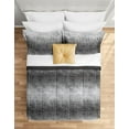 thumbnail image 3 of Mainstays Black and White Geo Stripe 10 Piece Bed in a Bag Comforter Set with Sheets, Full, 3 of 9
