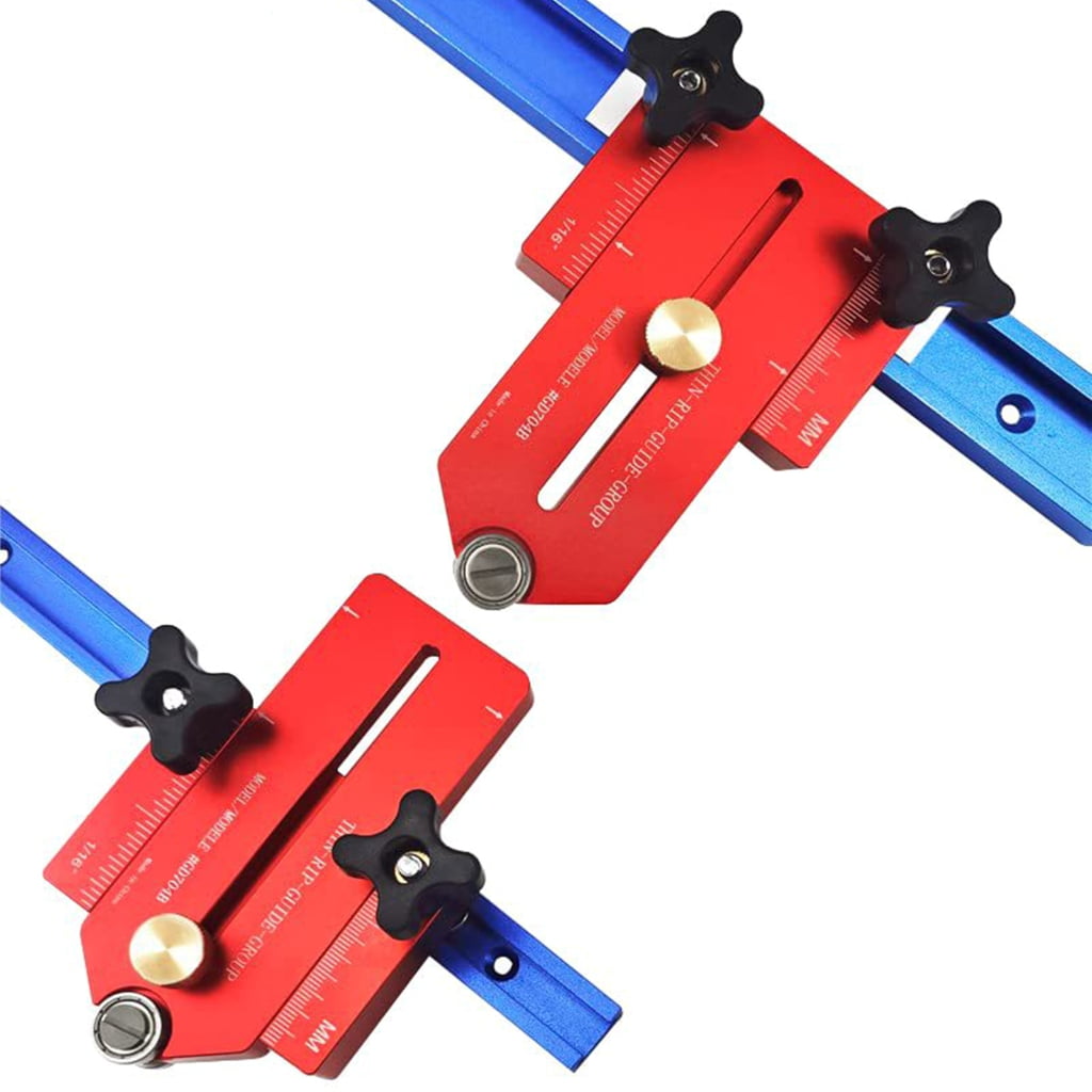 MOMOJIA Extended Thin Rips Jig Table Saw Jig Guides for Repeat Narrow Strip Cuts Router