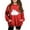 Red, variant on Mercatoo Cute Bunny Graphic Hoodies for Girls Trendy Oversized Hooded Sweatshirts Pockets Kids Long Sleeve Pullover Hoodie