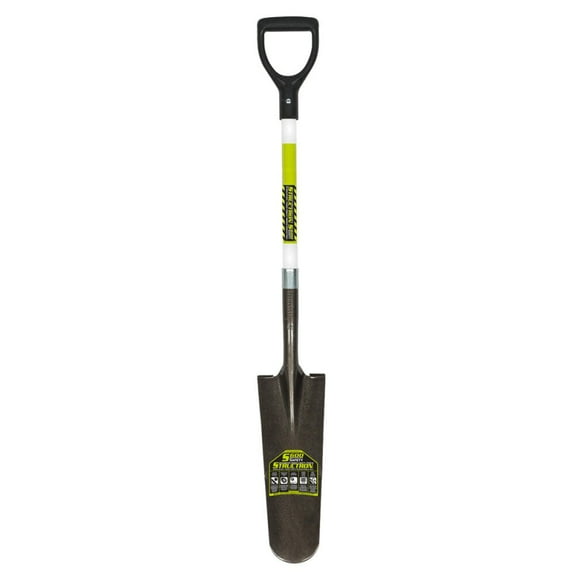 Seymour Midwest Drain Spade,29 in. Handle L,Steel Blade 49752GRA