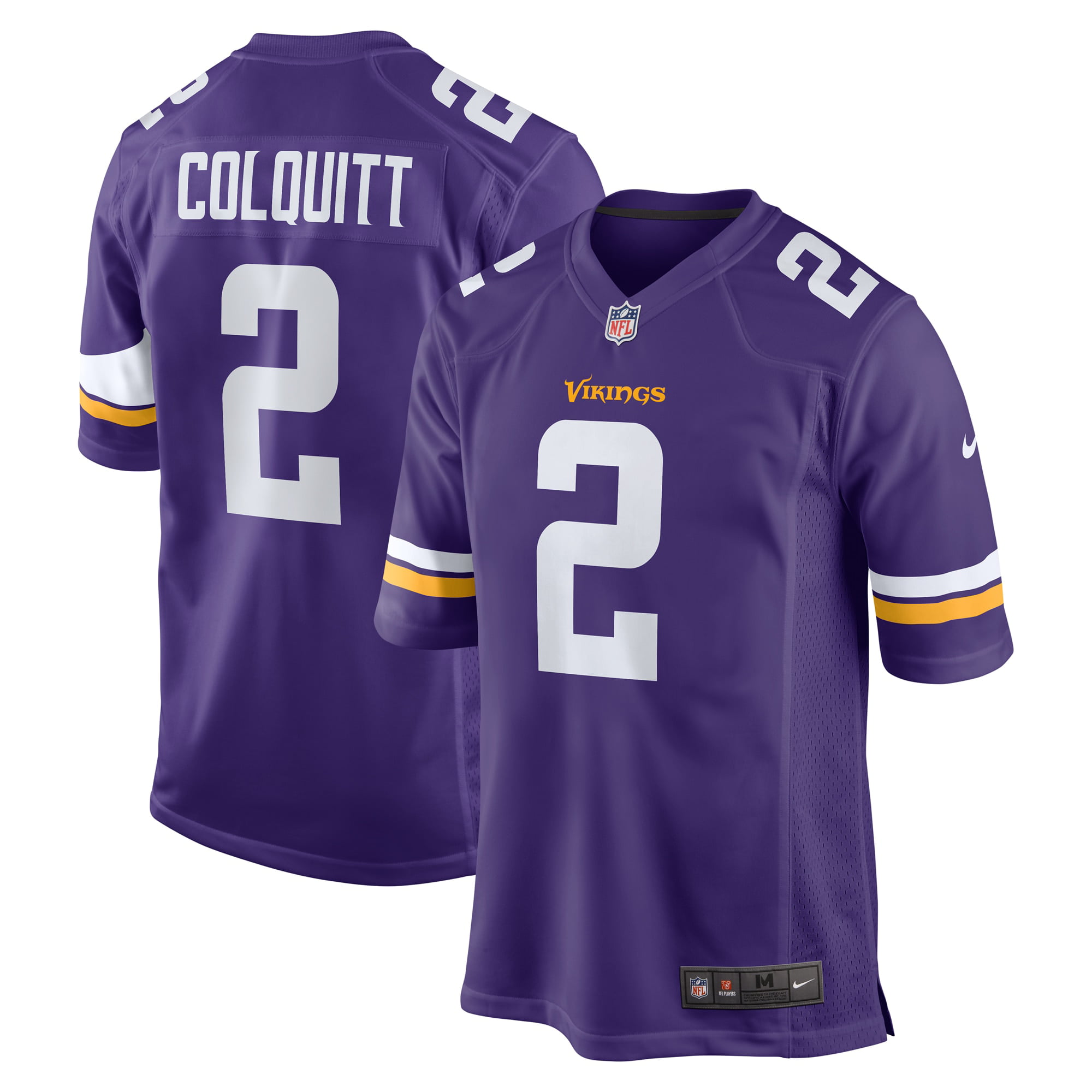 Britton Colquitt Minnesota Vikings Nike Game Jersey - Purple - Walmart.com