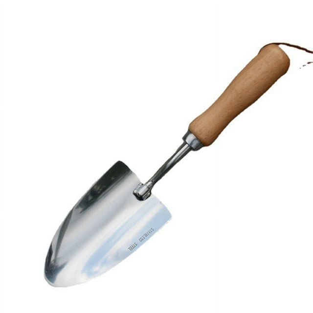 Pala de jardinería pequeña, pala de mano de acero inoxidable para jardín, pala para plantar, pala para jardín 32*14*8cm
