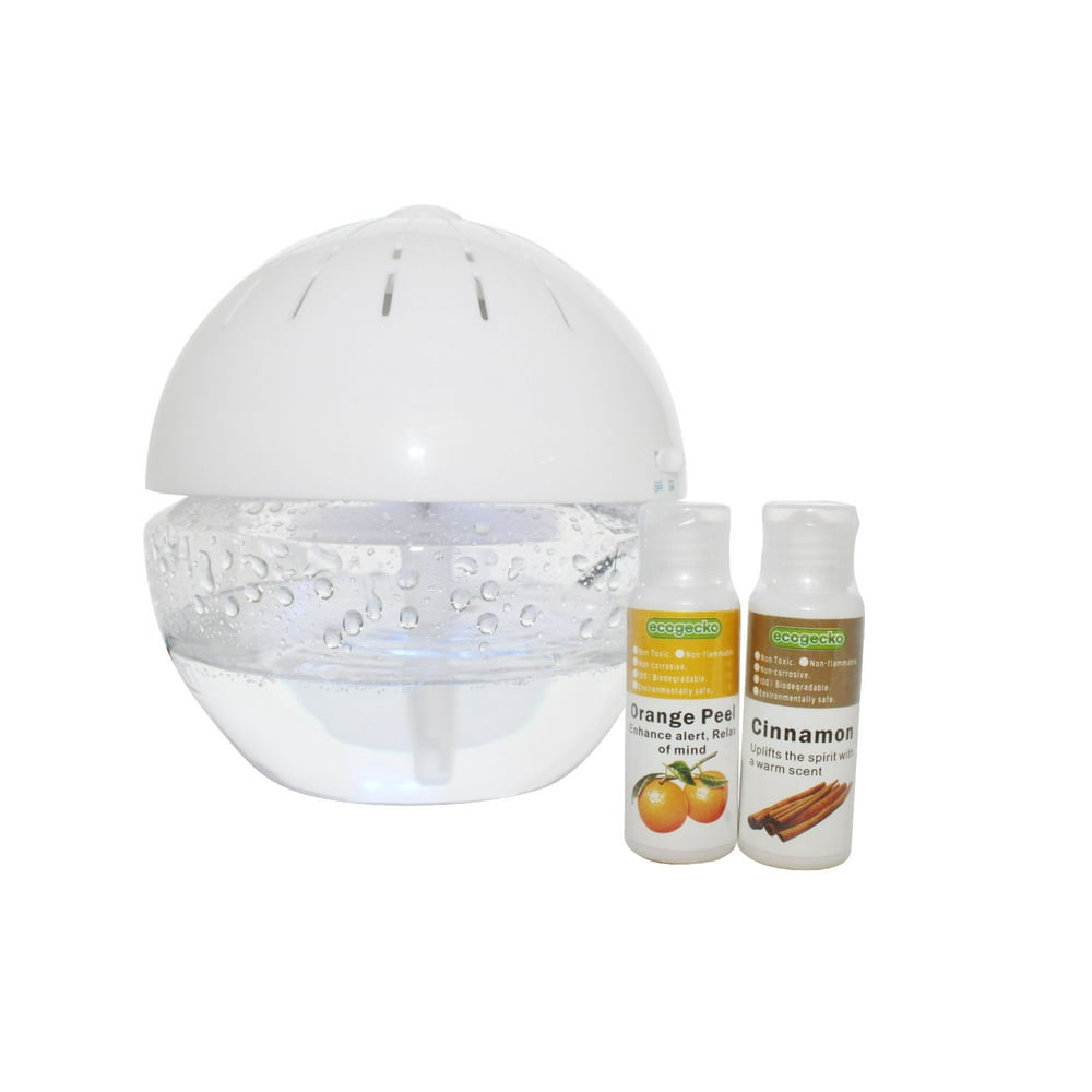 EcoGecko Earth Globe Glowing Water Air Washer and Revitalizer, Large