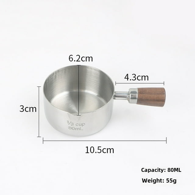 Tasse à Sauce en Acier Inoxydable Or Rose avec Manche Court et Bec Verseur - Bol à Condiments 80ml pour Steak, Ketchup et Plus - Design Durable et Résistant à la Rouille pour Usage Quotidien, Fêtes, Réunions d'Affaires / Élégant