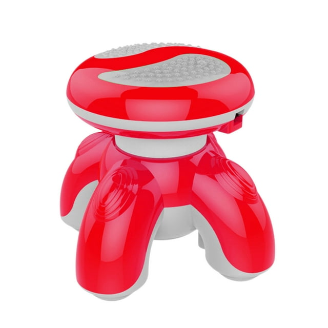 WREESH Mini Massager Electric Small Four-foot Vibration Luminous Waist And Leg Back Massager