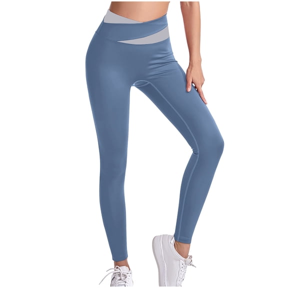 Admvng Yoga Pants Women High Waisted Solid Drying Tight Outwear Leggings, Size S-XL