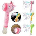 thumbnail image 1 of Electric Giraffe Bubble Maker Wand with Light 10 Holes Cartoon Animal Kids Handheld Automatic Bubble Blower Machine Toy Boys Girls Birthday Gift, 1 of 4