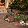 thumbnail image 5 of Sikiie Dog On Floral Couch Christmas Tree Skirt, Christmas Tree Decorations, Christmas Decor, Tree Mat Decoration(30-48IN)-36", 5 of 6
