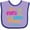 Lavender and Purple, variant on Inktastic Spring Break the Beach is My Happy Place Boys or Girls Baby Bib