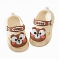 thumbnail image 4 of HCNTES Kids Boys Girls Spring Summer Home Slides Soft Non-Slip Slippers Water Shoes for Toddler Beach Pool Shower Dailywear(Z01-White,8), 4 of 5