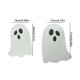 thumbnail image 2 of Paquete de 8 decoraciones de fantasmas de Halloween: banderines de papel blanco para fiestas, casas embrujadas y decoración al aire libre JASKFLY, 2 of 6