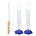thumbnail image 4 of Shisuyan 4 Pcs 100mL Measuring Cylinder Glass Round Base Laboratory Chemistry Equipment, 4 of 9