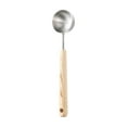 thumbnail image 2 of PPgejGEK Stainless Steel Wooden Handle Coffee Measuring Spoon Tea Baking Scale Spoon Milk Powder Scoop Seasoning Measurement Utensil for Kitchen Baking Needs, 2 of 6