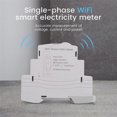 thumbnail image 5 of Tuya Single Phase WiFi Intelligen Energy Meter 100A Din Rail Precisely Measuring Voltmeter Ammeter P, 5 of 5