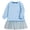 Blue, variant on Girls Sweatshirt Dress with Mesh Skirt Size 6, Long Sleeve Casual Fashion Crew Neck Fall Dress for Girls Pink