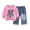 A10 Hot Pink, variant on YEPGAR Infant Girls Suits Long Sleeve Printed Top Casual Pants Matching Outfit Autumn Cute Style Toddler Daily Sweatsuit (Pink, 4-5 Years)