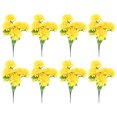 thumbnail image 1 of NUOLUX 8Ud Ramo Artificial De Crisantemos Amarillos Para De Cementerio Duradera, 1 of 6