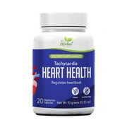Tachycardia Heart Health - Fast Acting - Promotes a healthy heart rate and overall cardiac function - 100% Natural Herbal Supplement