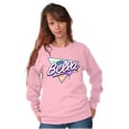 thumbnail image 3 of XOMG POP Bella Musical Rainbow Women Crewneck Sweatshirt Brisco Brands M, 3 of 6