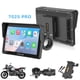 thumbnail image 1 of Carpuride Motocicleta Carplay Screen con Soporte BM05 Wireless Android Auto, Pantalla Táctil Impermeable de 7", Bluetooth Dual, Controlador con Cable, Navi (W702S Pro), 1 of 11