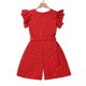 thumbnail image 3 of Odeerbi 8-12 Años Niñas Algodón Sudadera Ruffle Gorra Manga Romper Verano Lindo Impreso Casual Pantalones Cortos Generales, 3 of 8