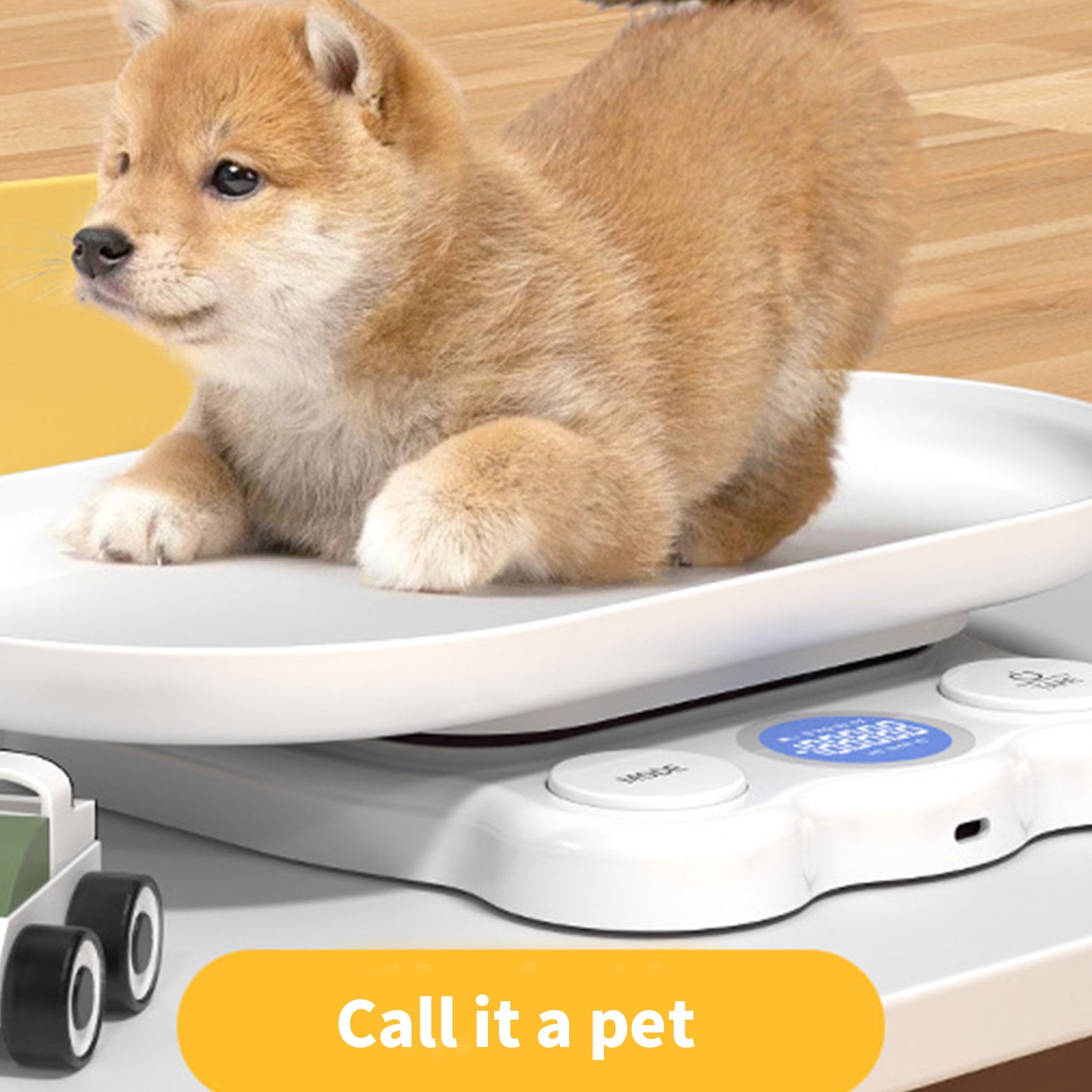 Digital Infant and Pet Scale with LED Screen and Detachable Tray Dog Weighing Scale for Accurate Weighing Up to 11lb