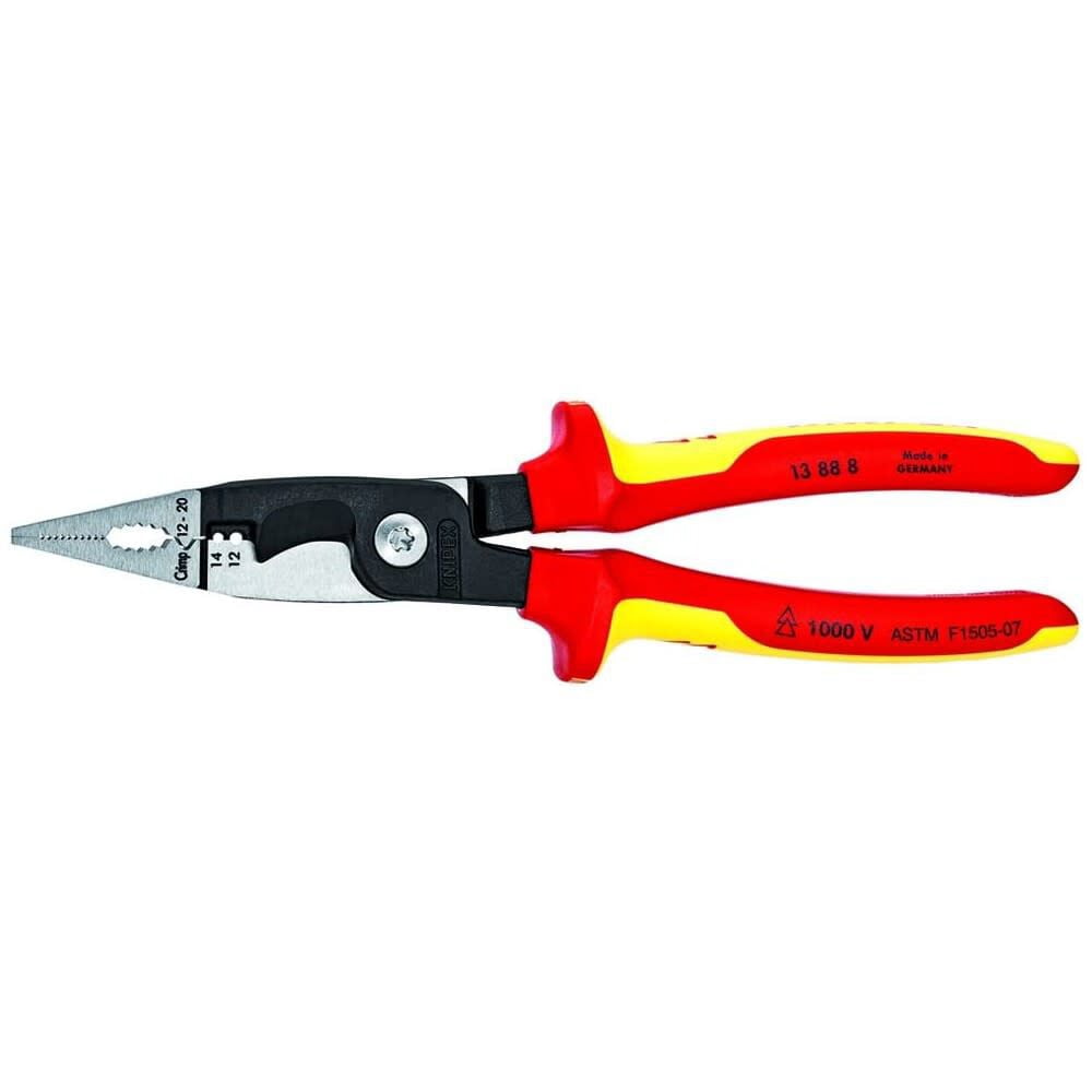 KNIPEX ELEC. INSTLTN PLIERS-1,000V INSLTD 12,14 AWG