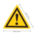 thumbnail image 2 of unbranded 10Ud Etiquetas Adhesivas De Advertencia Para Equipos Y Herramientas Amarillo, 2 of 6