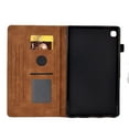 thumbnail image 5 of Mantto for Samsung Galaxy Tab A 10.1 2019 Case (SM-T510/T515) Premium Slim PU Leather Stand Folding Folio Card Slot Wallet Cover for Galaxy Tab A 10.1 Inch Tablet SM-T510/T515 Case, Brown, 5 of 7
